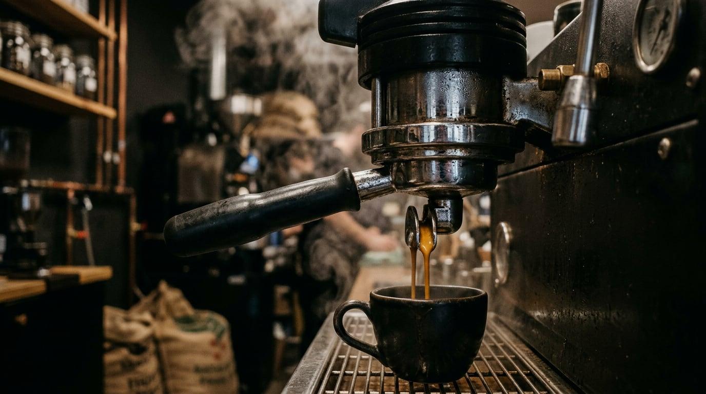 Extracción de espresso: método, presión y momento del café