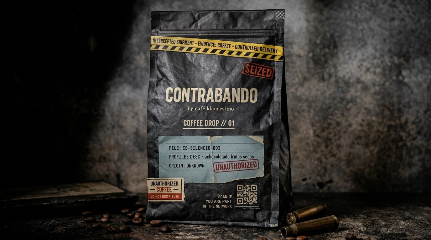 Café descafeinado — especialidade 100% Colômbia, torrado em Barcelona