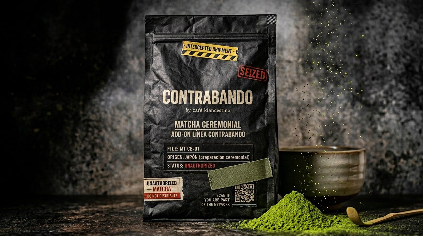Matcha cerimoniale — linea Contrabando