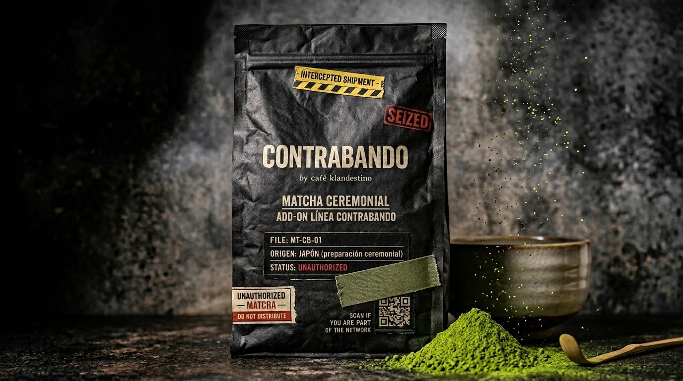Ceremonial matcha — Contrabando line